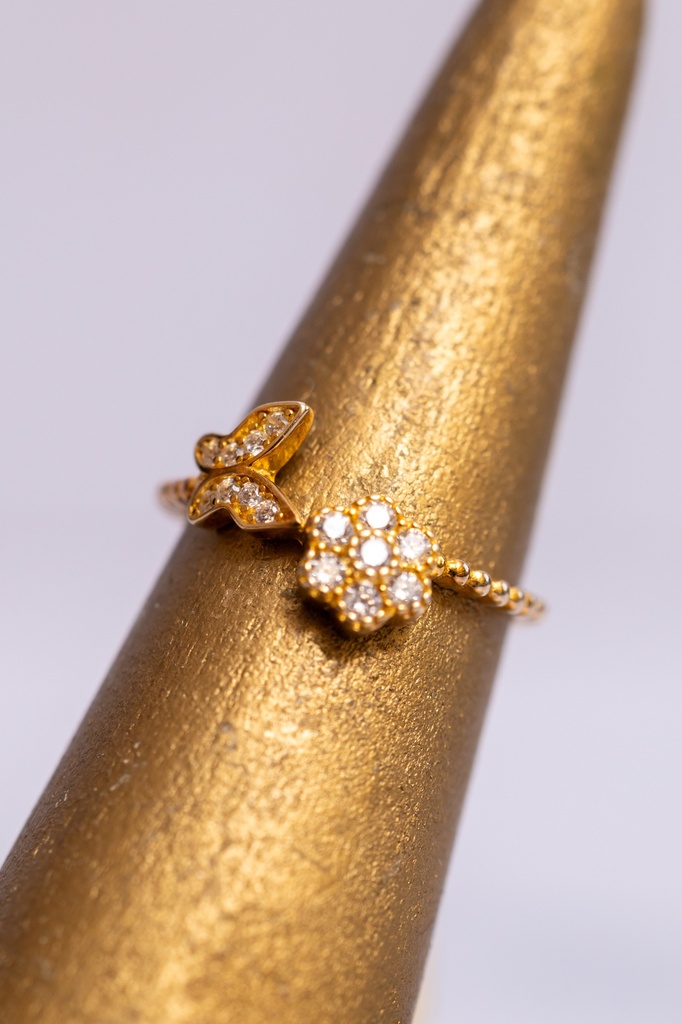 Anillo Mariposa Flor
