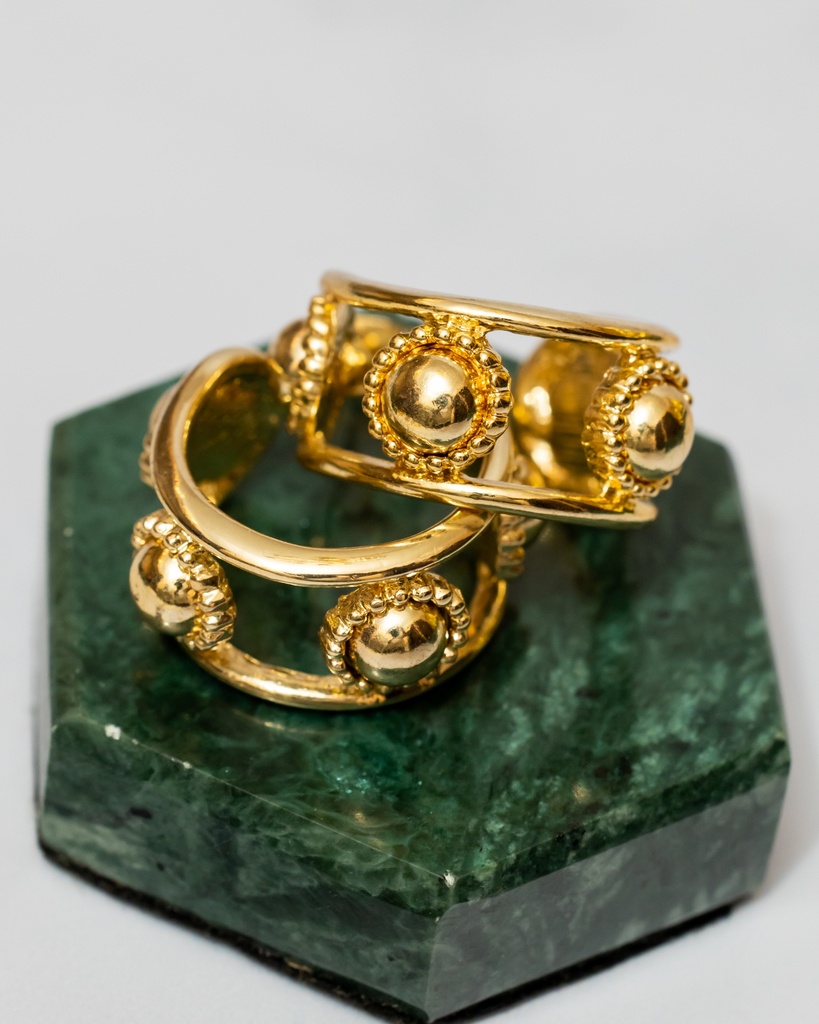 Argolla 4 Puntos Vacia