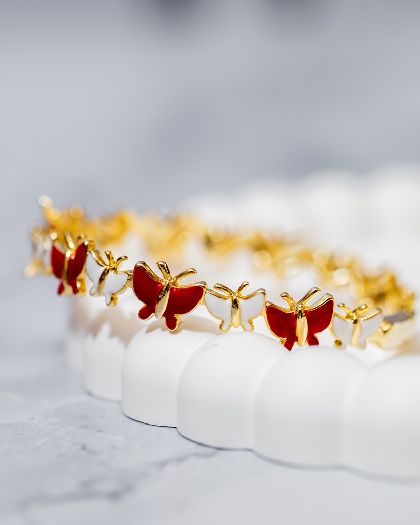 Pulsera Bangle Mariposas Niña