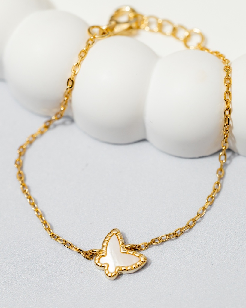 Pulsera 1 Mariposa Nacar Niña