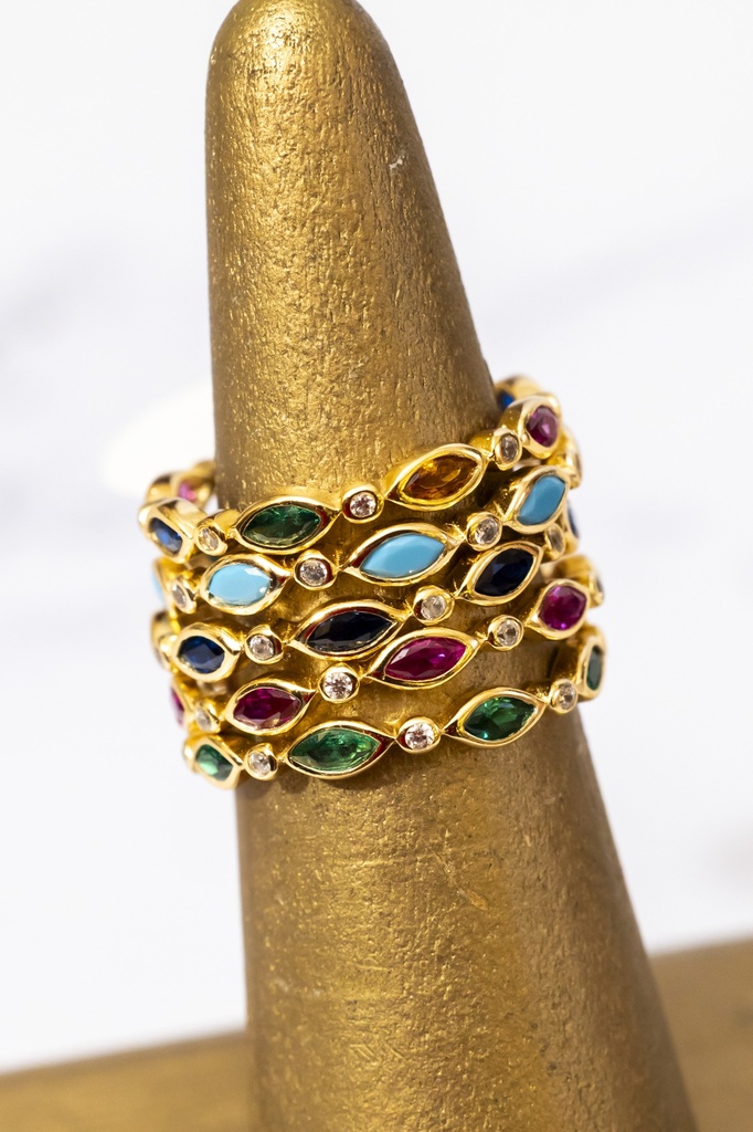 Anillos Diamanticos Colores