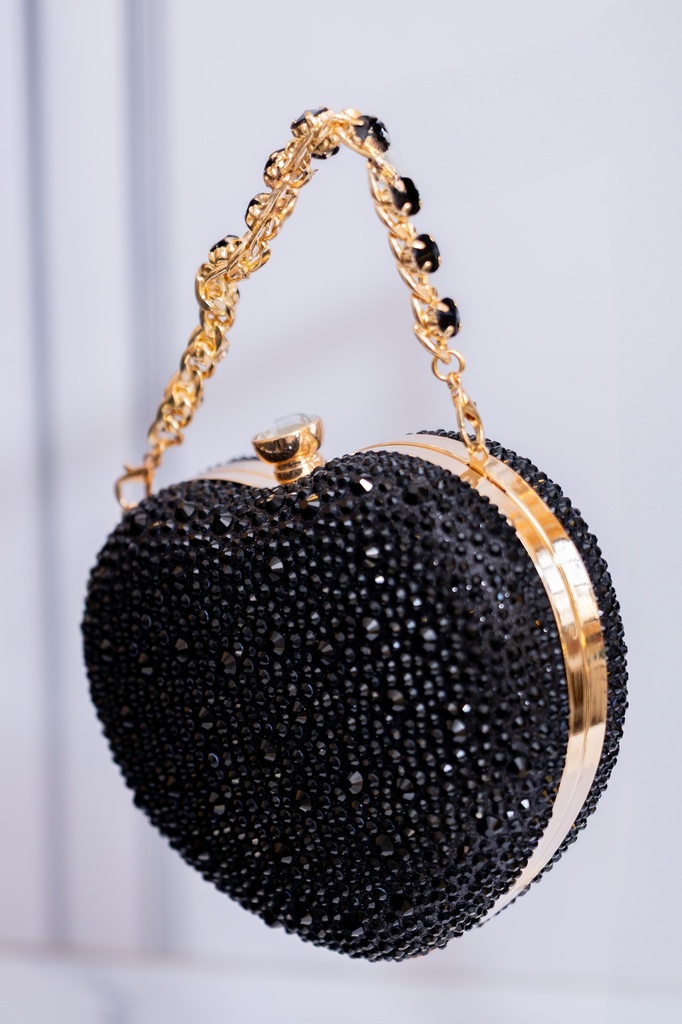 Cartera Corazon Cristales