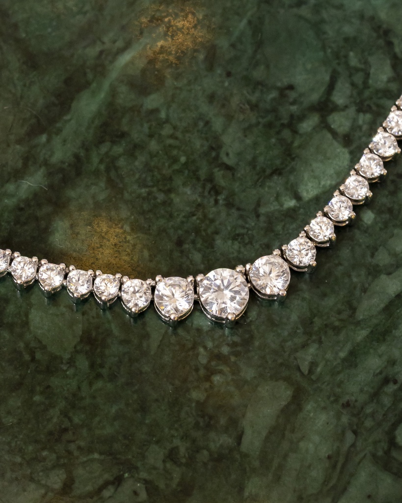 Tennis Riviera Escalonado 925 Plateado