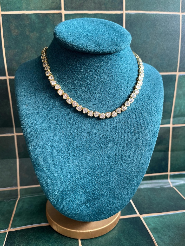 Collar Up and Down Dorado 925