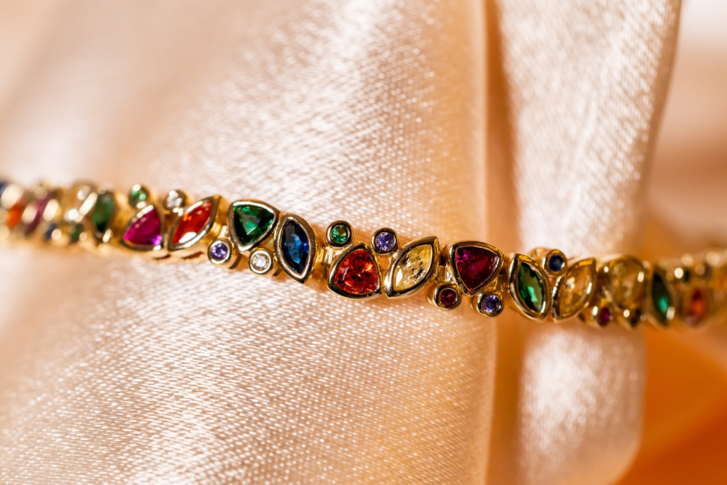 Pulsera Tennis Mini Stone Rainbow