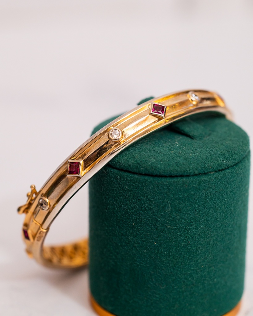 Pulsera Bangle Cristales CZ