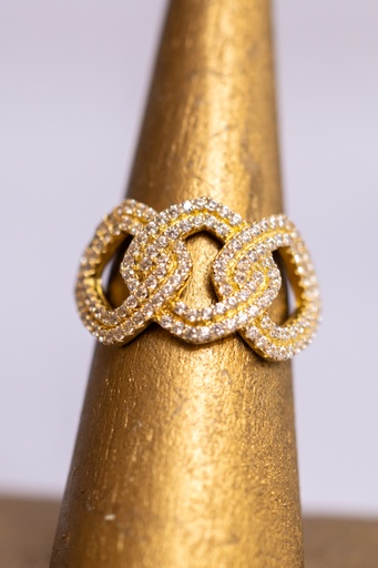 [R6154] Helena Gold Ring