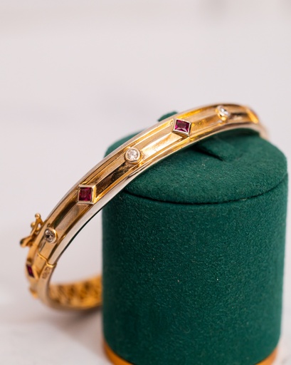 Pulsera Bangle Cristales CZ