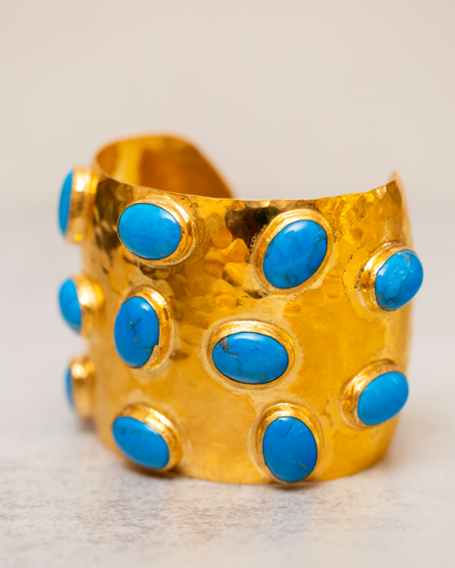 [9795] Pulsera Turquia Grande Turquesa