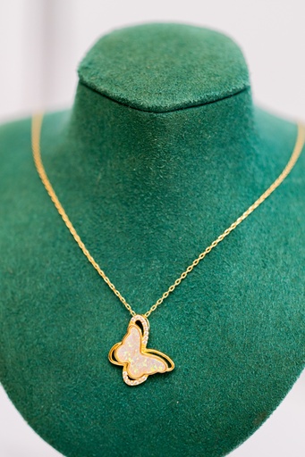 Collar Mariposa Opalo