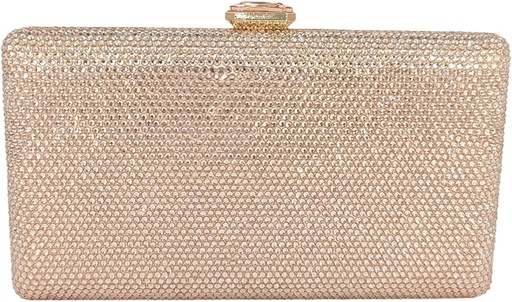 [10091] Cartera Cristales Rose Gold