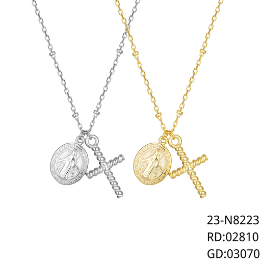 [23-N8223] Collar Virgen Cruz