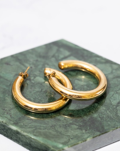 [10819] Argolla Dorada Lisa Grande