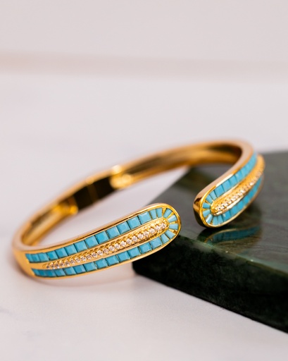 Pulseras Abiertas Cristales Colores