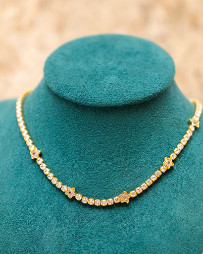 [12303] Collar Tennis Choker Estrella