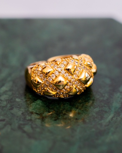 [12404] Anillo Textura Cristales