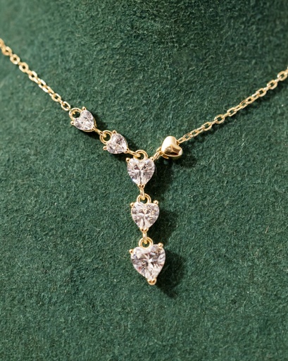 [12407] Collar Escalon Dorado