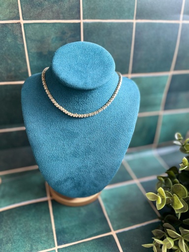 [12506] Choker Bezel Dorado