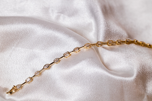 Pulsera Tennis Multishape Figuras  Bezel