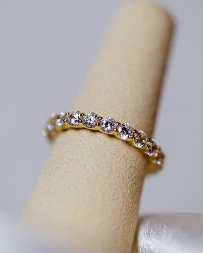 Anillo Eternity Peq Dorado 