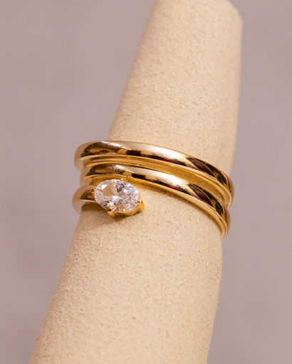 Anillo Triple Mini Ovalo 